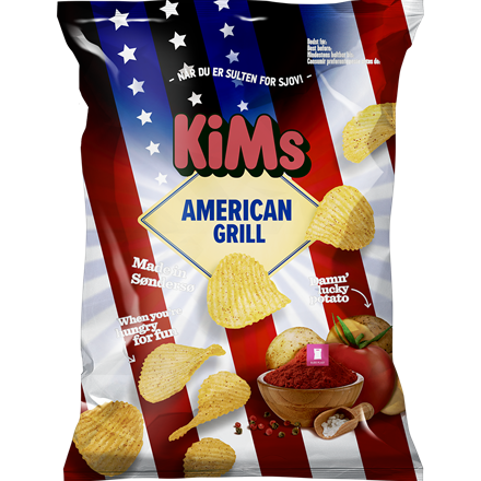 Kims Chips American Grill 170g