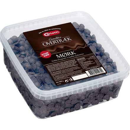 Carletti Overtræk Mørk 1000 g