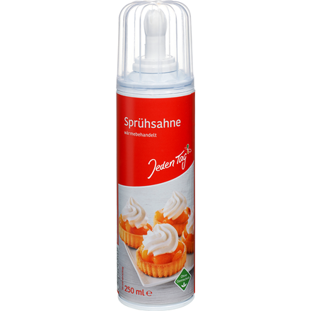 Jeden Tag Sprühsahne 30%  250 ml