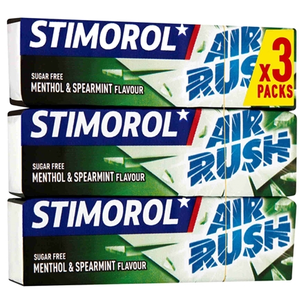 Stimorol Air Rush Menthol Spearmint 3-pak 42 g