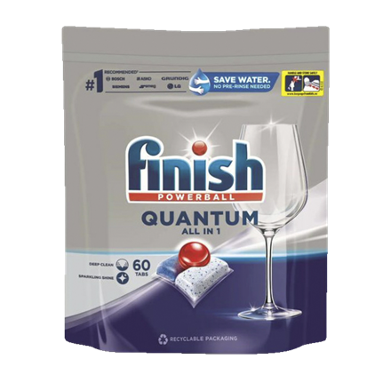 Finish Tabs Powerball Quantum All In One 60 stk
