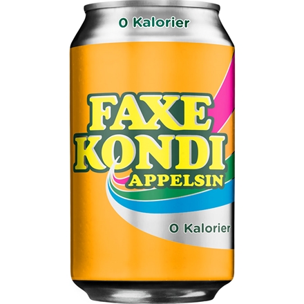 Faxe Kondi Appelsin 0 kal. 24x0,33 l