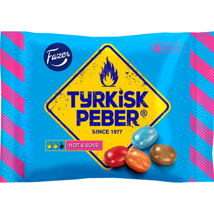 Fazer Tyrkisk Peber Hot & Sour 400 g