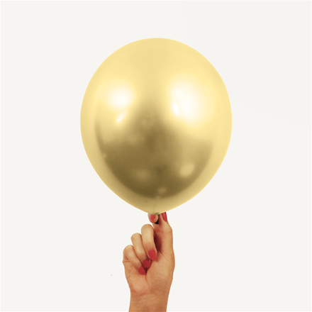 Kromballon Guld 30cm 4-pak
