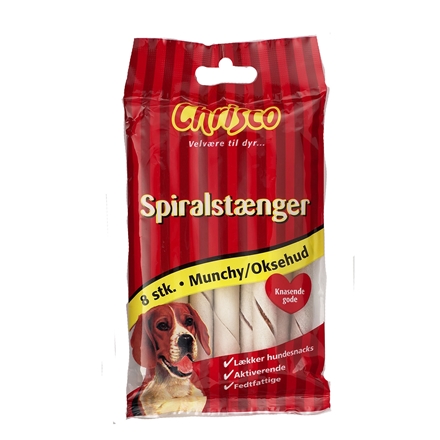 Chrisco - Spiralstænger 8er 95 g