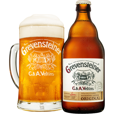 Grevensteiner Original 5x0,50 l + Glas
