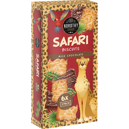 Nordthy Safari kiks m/mælkechokolade 225g
