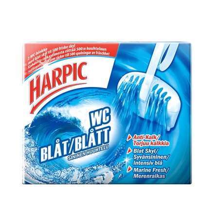 Harpic WC Blåt 2-pak