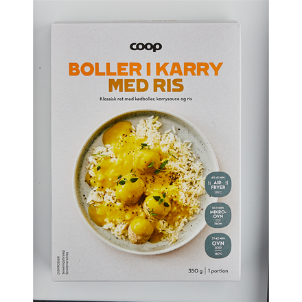 Coop Boller i Karry 350 g