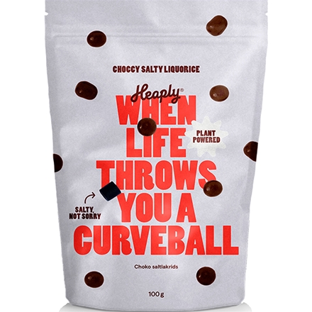 Heaply Choko Saltlakrids Vegan 100 g