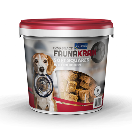 Faunakram Dog Soft Squares 180 g