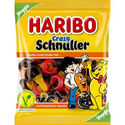 Haribo Crazy Schnuller 175 g