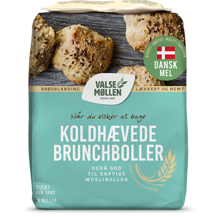 Valsemøllen Koldh. Brunchboller m/gær 0,9 kg