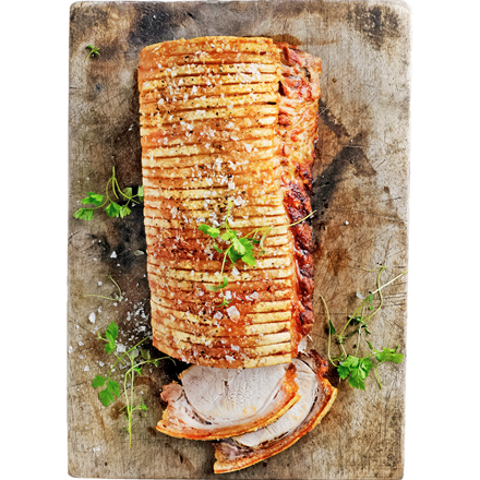 Svinekam u/ben - med svær 2,5 - 3,0 kg