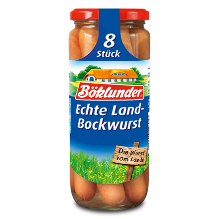 Böklunder Land Bockwurst 540/360 g