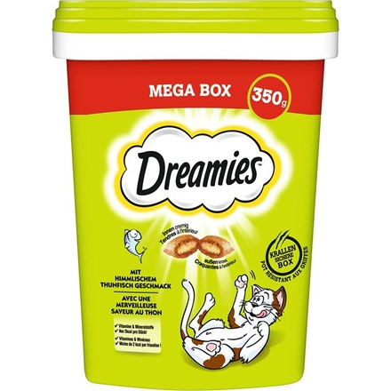 Dreamies Mega Box med Tun 350 g