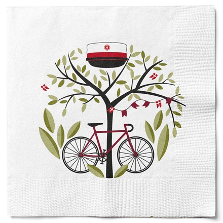 Servietter Rød Student