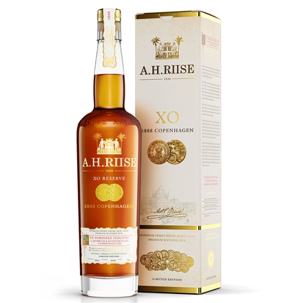 A.H. Riise 1888 Copenhagen Gold + NPU Very Rare Mini 40% 0,7 l
