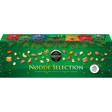 Nordthy Nøddejulekalender Grøn 480 g