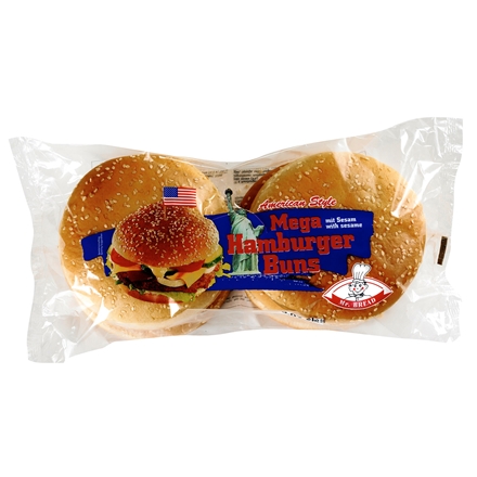 BUNS Mega Hamburger Boller 300 g