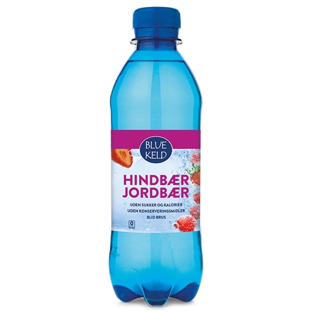 Blue Keld Hindbær-Jordbær PET 20x0,33 l