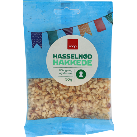 Coop Hasselnødder I Tern 50 g