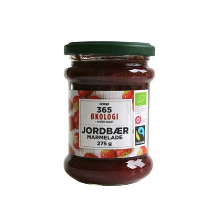 365 Økologi Jordbærmarmelade 275 g