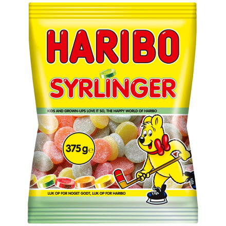 Haribo Syrlinger 375 g