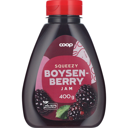 Coop Squeezy Boysenbærmarmelade 400 g