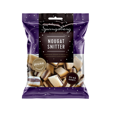 Spangsberg Nougat Snitter 100 g