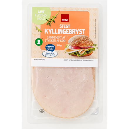 Coop stegt kyllingebryst 100 g