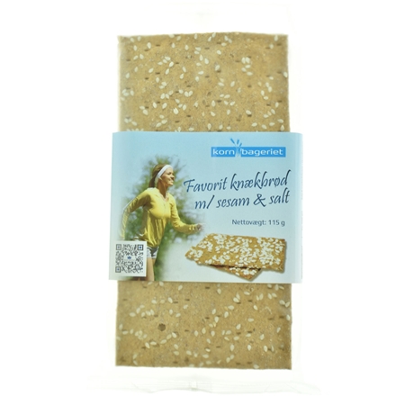 Max Krone Knækbrød Sesam & Salt 115 g