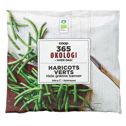 365 Økologi Haricots Verts 450 g