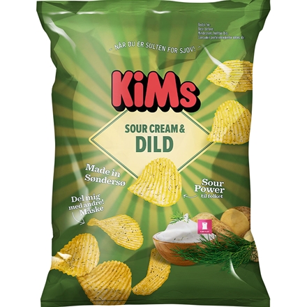 Kims Chips Sour Cream & Dild 170 g