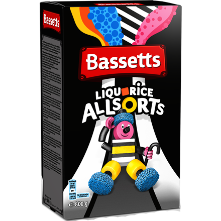 Bassett Liquorice Allsorts 800 g