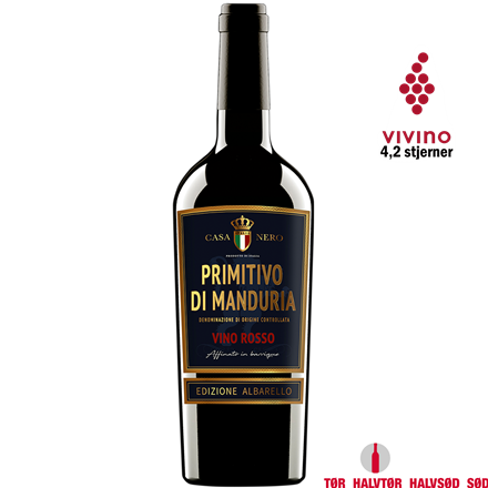 Casa Nero Primitivo Di Manduria 0,75 l