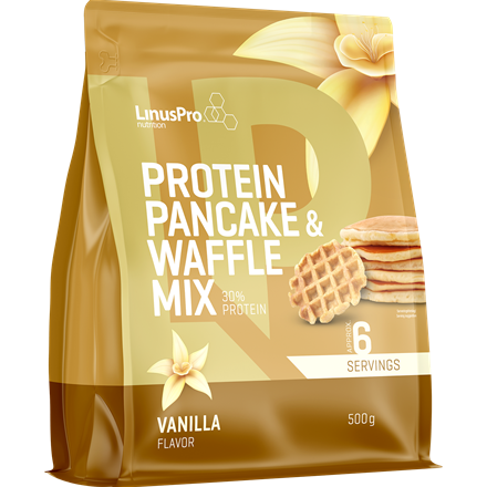 LinusPro Protein Pandekage&Vaffel Mix Vanilje 500 g