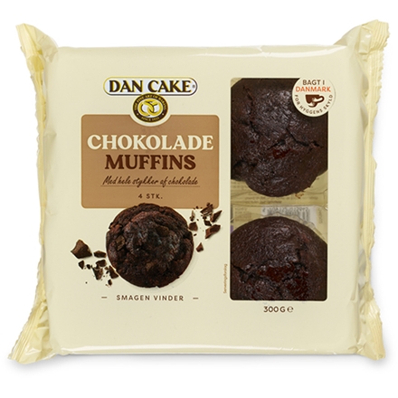 Muffins chokolade 300 g