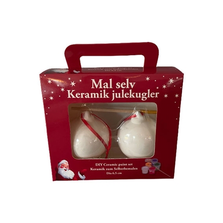 Julepynt Malesæt 5-dele