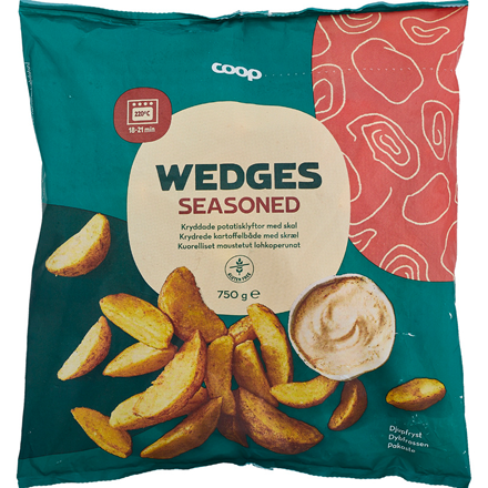 Coop Kartoffelbåde med skræl 750 g