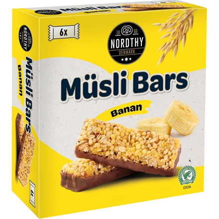 Nordthy Müsli Bar Banan 6 Pk 150g