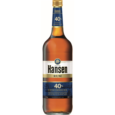 Hansen Rom Blå 40% 1 l