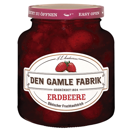 Den Gamle Fabrik Jordbær Marmelade 380g