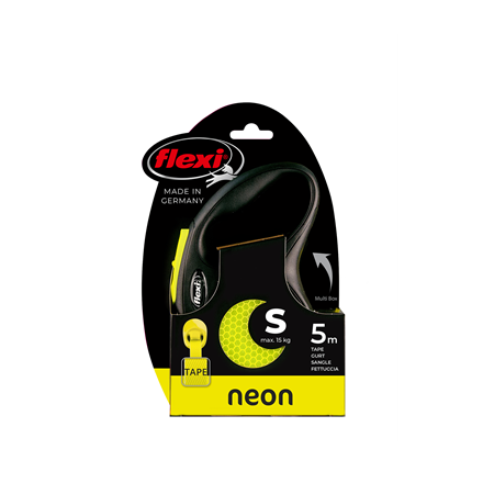Flexi Neon Gul/Orange/Grøn S