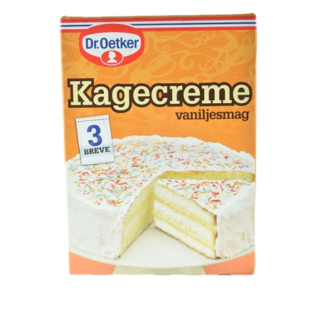 Dr. Oetker Kagecreme Vanilje 3x85 g