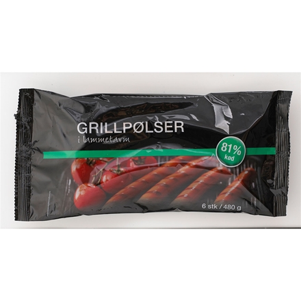 Grillpølser 490gr