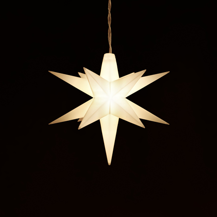 LED Stjerne m/14 takker D10 cm