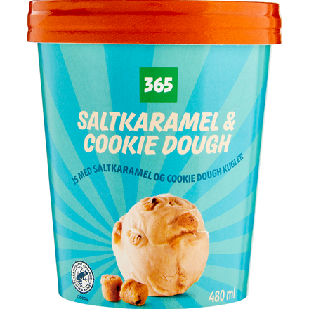 365 Saltkaramel & Cookie Dough Is 480 ml