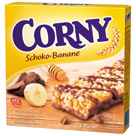 Corny Chokolade- Banan 6  150 g