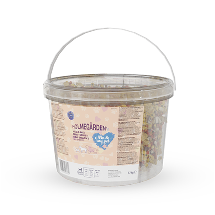 Holmegården Hundekiks Mega Mix Semi Moist 1,7 Kg